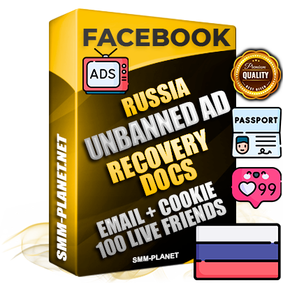 Premium Russian Unbanned FB Ad Accounts with Recovery Docs