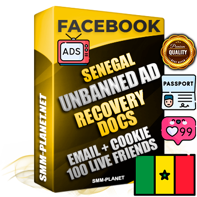 Premium Senegalese Unbanned FB Ad Accounts with Recovery Docs