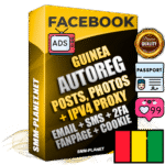 Ultimate Guinean PREMIUM AutoReg Facebook Accounts - Fully Loaded (Posts : Multi-Photos : Info)
