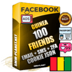 Elite Guinean PREMIUM Handcrafted Facebook Accounts - 100 Authentic Live Friends with High Trust for Ads