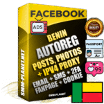Ultimate Beninese PREMIUM AutoReg Facebook Accounts - Fully Loaded (Posts : Multi-Photos : Info)