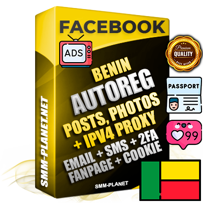 Ultimate Beninese PREMIUM AutoReg Facebook Accounts - Fully Loaded (Posts : Multi-Photos : Info)