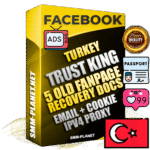 SUPER TRUST KING Turkish Facebook Ad Accounts - Added 5 aged Facebook Fan Pages