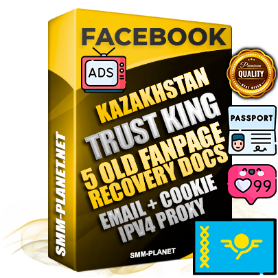 SUPER TRUST KING Kazakh Facebook Ad Accounts - Added 5 aged Facebook Fan Pages