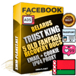 SUPER TRUST KING Belarusian Facebook Ad Accounts - Added 5 aged Facebook Fan Pages