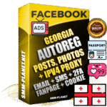 Ultimate Georgian PREMIUM AutoReg Facebook Accounts - Fully Loaded (Posts : Multi-Photos : Info)