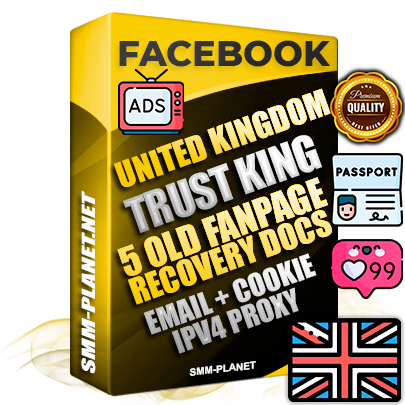 SUPER TRUST KING English Facebook Ad Accounts - Added 5 aged Facebook Fan Pages