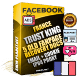SUPER TRUST KING French Facebook Ad Accounts - Added 5 aged Facebook Fan Pages