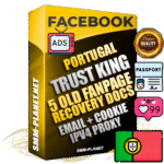 SUPER TRUST KING Portuguese Facebook Ad Accounts - Added 5 aged Facebook Fan Pages
