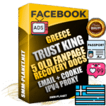 SUPER TRUST KING Greek Facebook Ad Accounts - Added 5 aged Facebook Fan Pages
