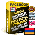Ultimate Armenian PREMIUM AutoReg Facebook Accounts - Fully Loaded (Posts : Multi-Photos : Info)