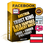 SUPER TRUST KING Austrian Facebook Ad Accounts - Added 5 aged Facebook Fan Pages