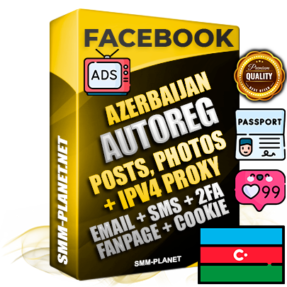 Ultimate Azerbaijani PREMIUM AutoReg Facebook Accounts - Fully Loaded (Posts : Multi-Photos : Info)