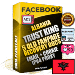 SUPER TRUST KING Albanian Facebook Ad Accounts - Added 5 aged Facebook Fan Pages