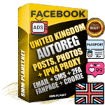 Ultimate English PREMIUM AutoReg Facebook Accounts - Fully Loaded (Posts : Multi-Photos : Info)