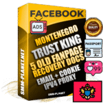 SUPER TRUST KING Montenegrin Facebook Ad Accounts - Added 5 aged Facebook Fan Pages