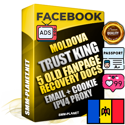 SUPER TRUST KING Moldovan Facebook Ad Accounts - Added 5 aged Facebook Fan Pages