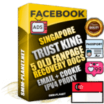 SUPER TRUST KING Singapore Facebook Ad Accounts - Added 5 aged Facebook Fan Pages