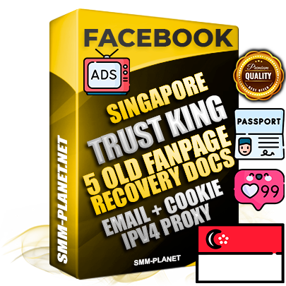 SUPER TRUST KING Singapore Facebook Ad Accounts - Added 5 aged Facebook Fan Pages