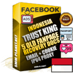 SUPER TRUST KING Indonesian Facebook Ad Accounts - Added 5 aged Facebook Fan Pages