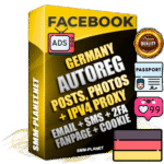 Ultimate German PREMIUM AutoReg Facebook Accounts - Fully Loaded (Posts : Multi-Photos : Info)