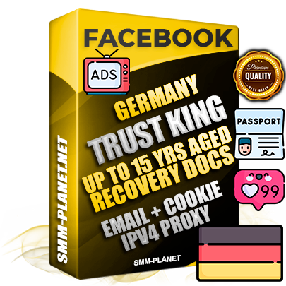 SUPER TRUST KING German Facebook Ad Accounts