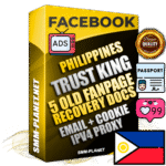SUPER TRUST KING Filipino Facebook Ad Accounts - Added 5 aged Facebook Fan Pages