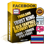 SUPER TRUST KING Thai Facebook Ad Accounts - Added 5 aged Facebook Fan Pages