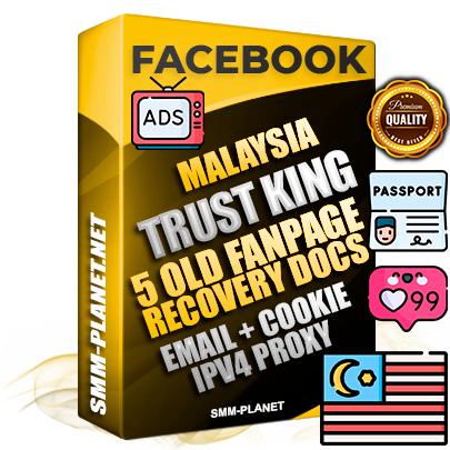 SUPER TRUST KING Malaysian Facebook Ad Accounts - Added 5 aged Facebook Fan Pages
