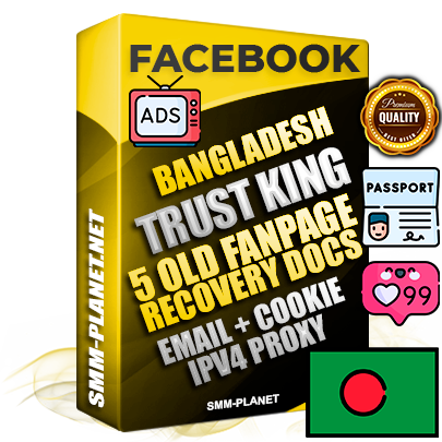 SUPER TRUST KING Laotian Facebook Ad Accounts - Added 5 aged Facebook Fan Pages