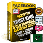 SUPER TRUST KING Pakistani Facebook Ad Accounts - Added 5 aged Facebook Fan Pages