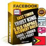 SUPER TRUST KING Timorese Facebook Ad Accounts - Added 5 aged Facebook Fan Pages