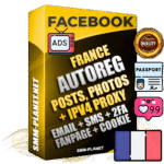 Ultimate French PREMIUM AutoReg Facebook Accounts - Fully Loaded (Posts : Multi-Photos : Info)