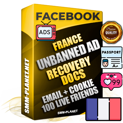 Premium French Unbanned FB Ad Accounts with Recovery Docs