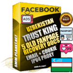 SUPER TRUST KING Uzbek Facebook Ad Accounts - Added 5 aged Facebook Fan Pages