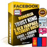 SUPER TRUST KING Mongolian Facebook Ad Accounts - Added 5 aged Facebook Fan Pages