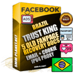 SUPER TRUST KING Brazilian Facebook Ad Accounts - Added 5 aged Facebook Fan Pages