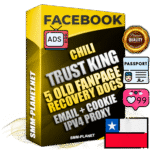 SUPER TRUST KING Chilean Facebook Ad Accounts - Added 5 aged Facebook Fan Pages
