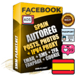 Ultimate Spanish PREMIUM AutoReg Facebook Accounts - Fully Loaded (Posts : Multi-Photos : Info)