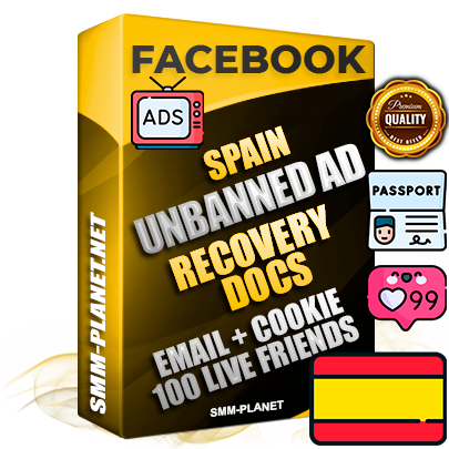 Premium Spanish Unbanned FB Ad Accounts with Recovery Docs