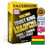 SUPER TRUST KING Bolivian Facebook Ad Accounts - Added 5 aged Facebook Fan Pages