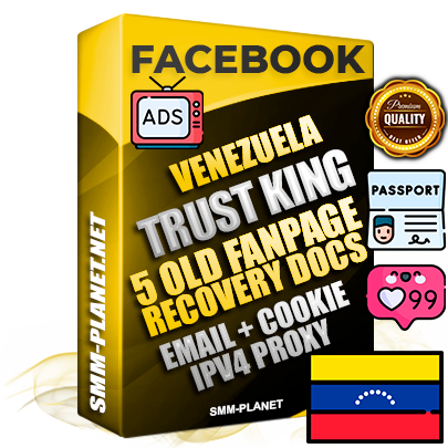 SUPER TRUST KING Venezuelan Facebook Ad Accounts - Added 5 aged Facebook Fan Pages