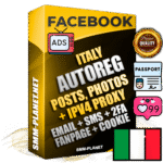 Ultimate Italian PREMIUM AutoReg Facebook Accounts - Fully Loaded (Posts : Multi-Photos : Info)