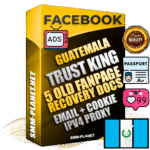 SUPER TRUST KING Guatemalan Facebook Ad Accounts - Added 5 aged Facebook Fan Pages