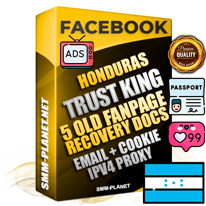 SUPER TRUST KING Honduran Facebook Ad Accounts - Added 5 aged Facebook Fan Pages