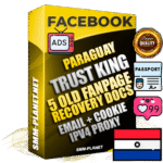 SUPER TRUST KING Paraguayan Facebook Ad Accounts - Added 5 aged Facebook Fan Pages