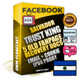 SUPER TRUST KING Salvadoran Facebook Ad Accounts - Added 5 aged Facebook Fan Pages