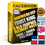 SUPER TRUST KING Dominican Facebook Ad Accounts - Added 5 aged Facebook Fan Pages