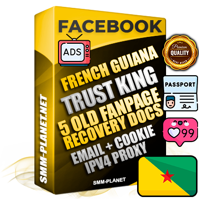 SUPER TRUST KING Guiana Facebook Ad Accounts - Added 5 aged Facebook Fan Pages