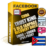 SUPER TRUST KING Cuban Facebook Ad Accounts - Added 5 aged Facebook Fan Pages